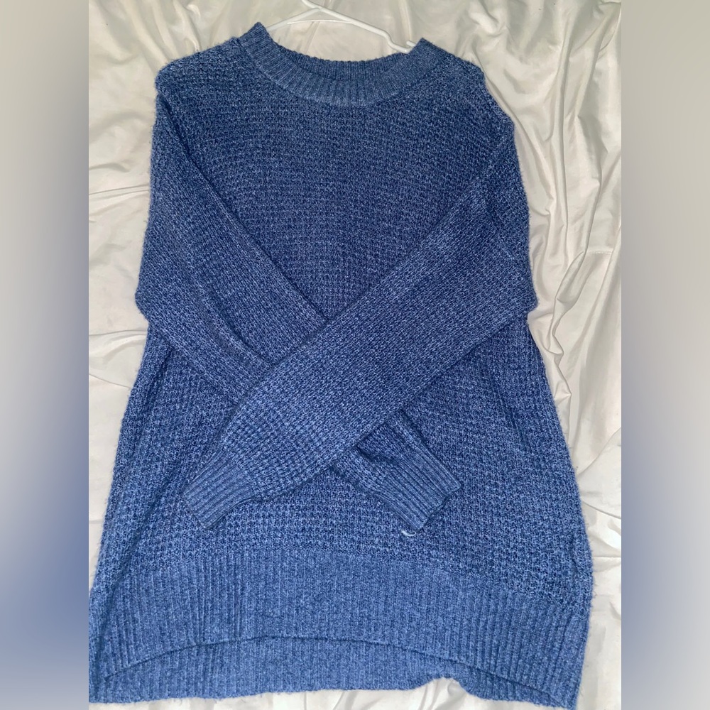 American Eagle Blue Oversized Sweater